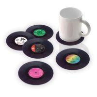 【CW】 Plastic Vinyl Coaster Cup Mug Heat-resistant Non Hot Drink Holder