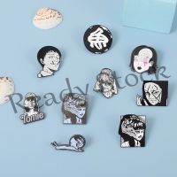 【hot sale】 ∏◙ B36 Anime Junji Ito Enamel Pin Jewelry Comic Pins Cartoon Character Brooches Lapel Badges Accessories Gifts for Friends