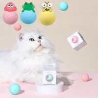 〖Love pets〗 Cat Interactive Toys Self moving Automatic Rolling Ball Electric Cat Ball Indoor Playing Training Kitten Toys Smart Cat Toys