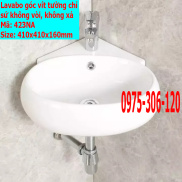 LAVABO MINI NHỎ Chậu rửa mặt lavabo góc treo tường 423NA thương hiệu