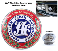 [ JAF ]TOYOTA KE30 KE70 50 th anniversary FRONT GRILL LOGO โลโก้ติดกระจังหน้าแต่งรถยนต์ ของแต่งญี่ปุ่น jdm