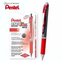 Pentel ปากกาหมึกเจล เพนเทล Energel Deluxe BL80 1.0mm - หมึกสีแดง (กล่องละ 12 ด้าม)