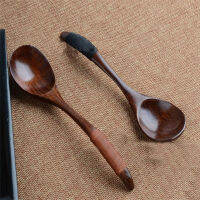 lovely Wooden Spoon Bamboo Kitchen Cooking Utensil Tool Soup Teaspoon Catering classical drop shipping