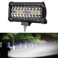 1/2pcs 7 quot; LED Combo Work Light for Car SUV Truck Spotlight Flood Beam LED Work Light Headlight Bar Off Road Driving Fog Lamp