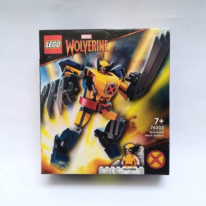 LEGO 76202 WOLVERINE MECH ARMOUR MARVEL AVENGERS 142 PCS NEW FIGURINE ...