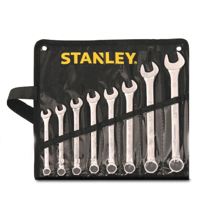 STANLEY ชุด ประแจ แหวนข้างปากตาย 8 ชิ้น รุ่น STMT80940-8