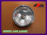 SUZUKI A100 A100SR HEADLIGHT with "BLACK" CASE // ไฟหน้า พร้อม หน้ากาก สีดำ สินค้าคุณภาพดี