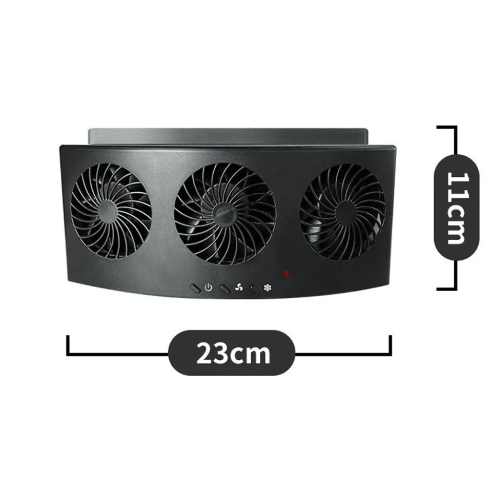 Car heat store exhaust fan