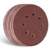 20PCS 5-Inch 8-Hole Hook and Loop Sanding Discs Set, Durable Sander Paper, with 60 120 320 600 Assorted Grits