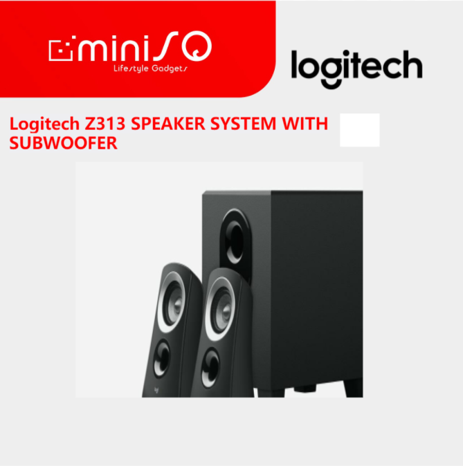 Logitech Z313 SPEAKER SYSTEM WITH SUBWOOFER Lazada Singapore