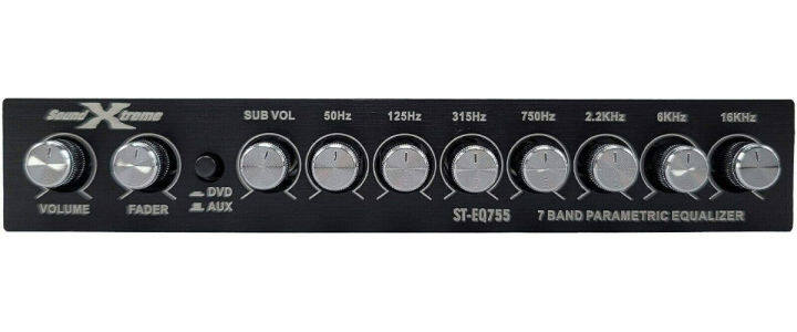 xtremevision-soundxtreme-st-eq755-1-2-din-7-band-car-audio-parametric-equalizer-eq-with-front-rear-sub-output-8-volt-rms-three-stereo-rca-output-built-in-input-aux-dvd-select-switch