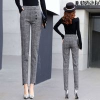 Fashion High Waist Trousers Women Casual Long Pants Fesyen seluar wanita