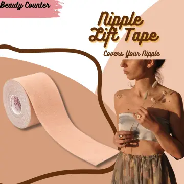 ADHESIVE BOOB TAPE, Breast Lift Tape for A-E Cup Large Breast, Strong  Support For Swimsuit, Yoga, and Sports Bra, Hypoallergenic, Breast  Pasties Strapless Bra Tape