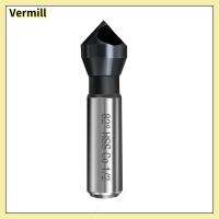 VERMILL เหล็กความเร็วสูง 3/8 "ก้านกลม Countersink สว่าน สีดำสีดำ เงินสีเงิน 82องศาจุดมุมเฉียงหลุม Chamfering ตัด แบบพกพาได้ บอดี้1/2ค่ะ โคบอลต์เหล็กความเร็วสูงที่มีเครื่องมือลบมุม คนงานงานประดิษฐ์