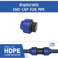 อุดปลายHDPE แบบสวมอัดไซส์ (110mm) ตราทนดี (Ton-d)