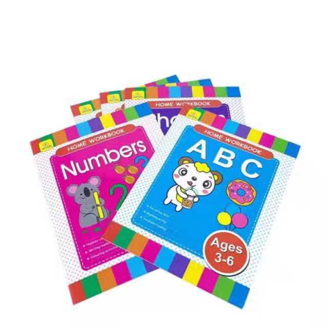 Home Workbook School Supplies for Ages 3-6, Tracing books Kids ...