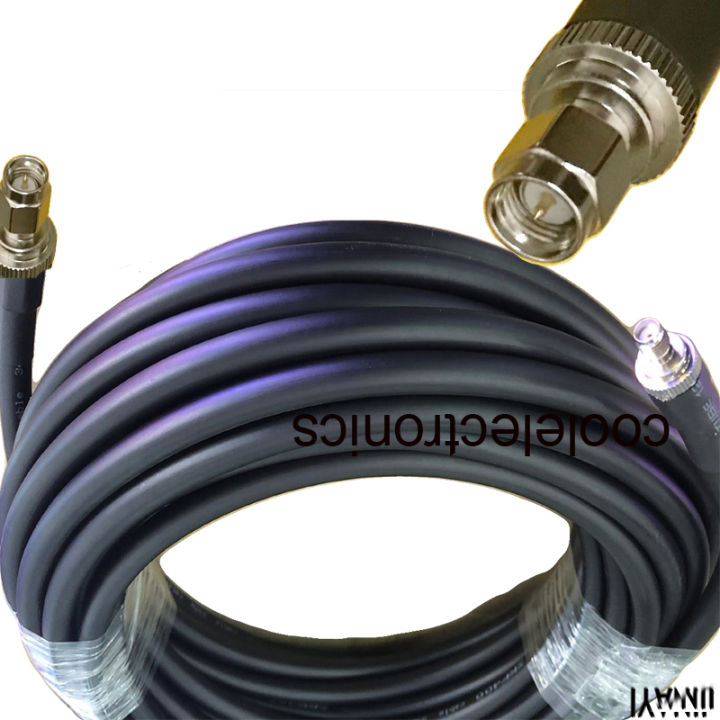 LMR400 SMA male to SMA Female Connector RF Coax Pigtail Antenna Cable LMR-400 Ham Radio 50ohm 50cm 1/2/3/5/10/15/20/30m