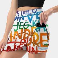 Herre L ? R Meg Din Vei Women Tennis Skirts Golf Badminton Pantskirt Sports Phone Pocket Skort Bibelen Gud Bibelvers Jesus