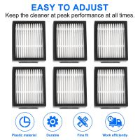 6PCS Hepa Filter Replacement Parts for I3/I3+/I4/I7/I7+/E5/E6/E7 Robot Vacuum Spare Parts Accessories