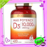 Free and Fast Delivery Carly Max Potency Vitamin D3 10,000 IU 400 Softgels. Vitamin D 3 absorbed calcium. Nourish bone and teeth vitamin D