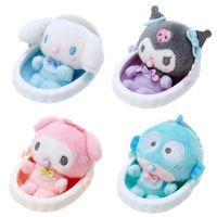 Sanrio Plush Toy Cartoon Anime Kuromi My Melody Hello Kitty Baby Series Kawaii Pacifier Pendant KeyChain Plush Doll Toy Kid Gift