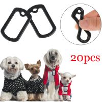 ﹊✘∋ 20 Pcs Dog ID Tags Protective Case Silicone Military Dog Tag Silencer Muffler Ring