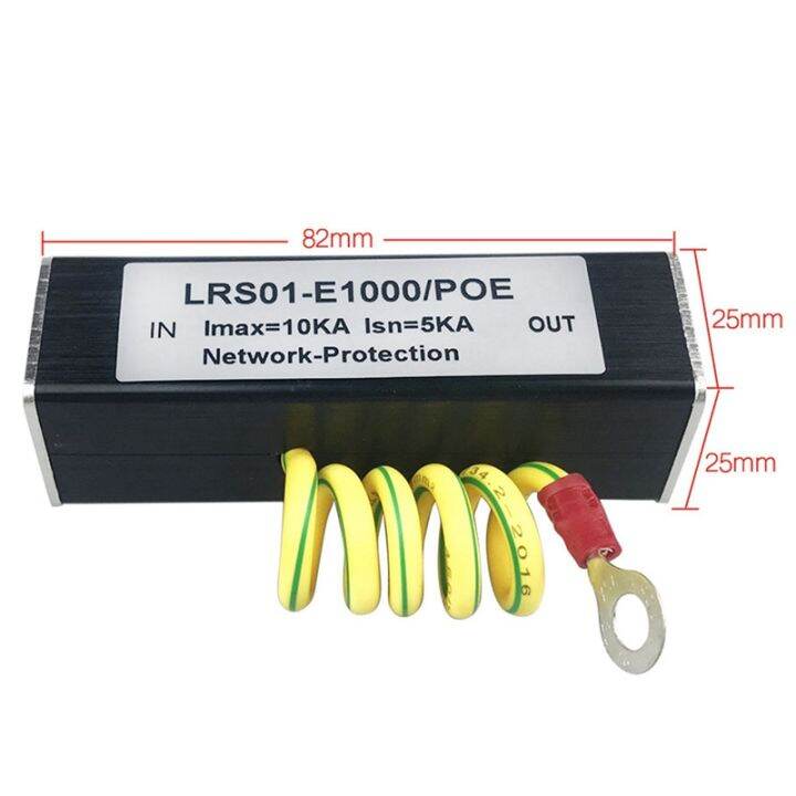 100-1000m-poe-ip-camera-network-poe-switch-rj45-amp-poe-surge-protector-protection-device-arrester-spd-1000m