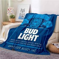 Budweiser High Quality Flannel Throw Blanket Warm Blanket Suitable for Air Conditioning Blanket Picnic Blanket