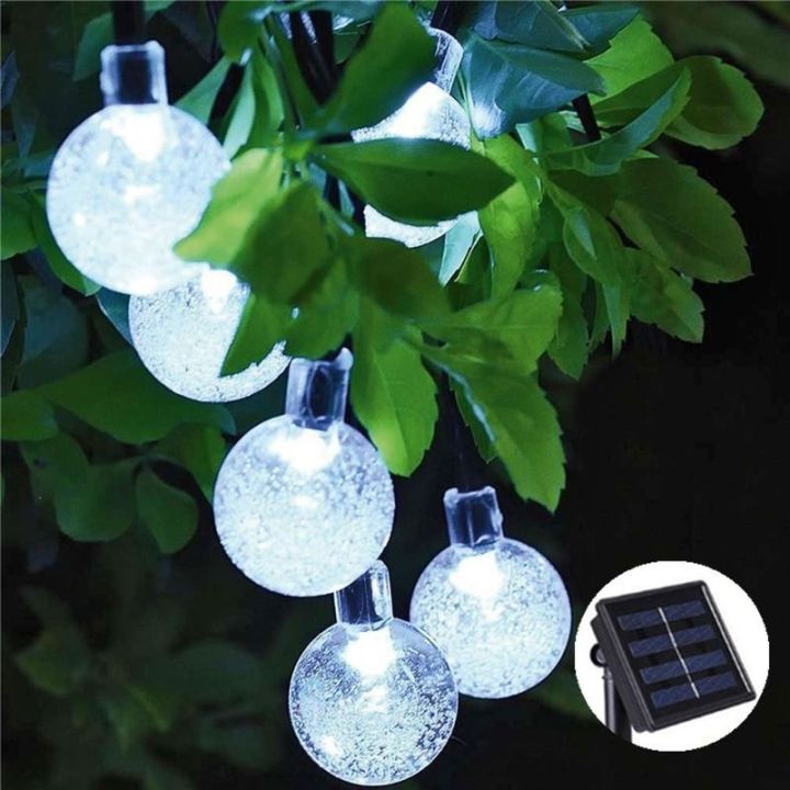 solar-fairy-lights-led-strings-outdoor-crystal-bubble-ball-globe-8-modes-waterproof-lamp-for-garden-party-christmas-decor