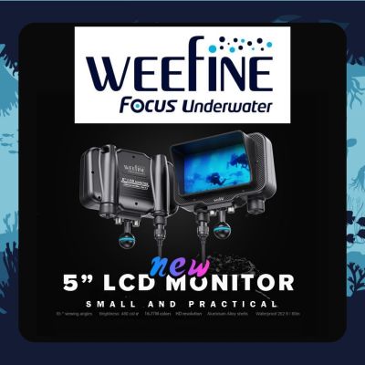 Weefine Underwater LCD Monitor WED-5 of Scuba Diving Equipment camera