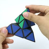 Puzzle Pyramid Cube Environmental Plastic Speed Magic Cube Anti Stress Game Children Learning Educational Toy Imagine Developing