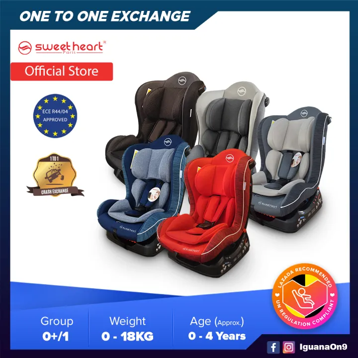 Sweet Heart Paris CS226 Car Seat for Newborn to 5 Years Old