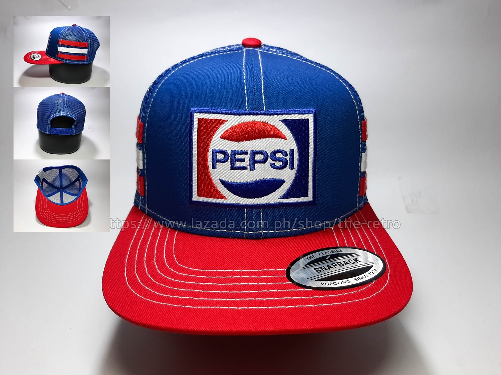 Cap Adjustable Snapback Cool Hat Men Women Mesh Trucker Pepsi 