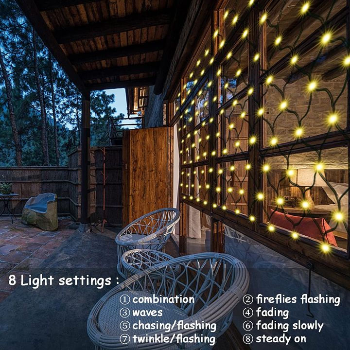 solar-powered-net-light-mesh-fairy-light-waterproof-garland-with-8-modes-timer-christmas-decorations-for-home-3m-x-2m