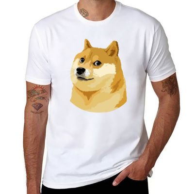 Doge Coin T-Shirt Kawaii Clothes Customized T Shirts Heavyweight T Shirts T-Shirt Men