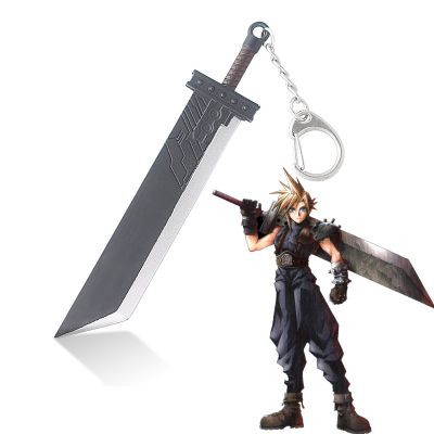 【CC】 Final Fantasy 7 Keychain Strife  39;s Metal Pendant Chain for Men Jewelry