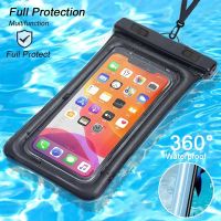 Casing ponsel tahan air IP68 sarung HP penutup berenang tahan air untuk iPhone 13 12 11 14 Pro Max Samsung S22 S23 Ultra Xiaomi 13 12T Huawei