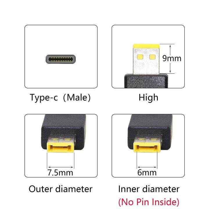 usb-type-c-adapter-converter-for-lenovo-thinkpad-10-helix-2-4x20e75066-tp00064a-12v-3a-laptop-charger-power-adapter-connector-led-strip-lighting