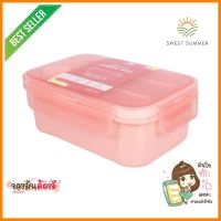 กล่องอาหาร+ช้อนส้อม KECH PASTEL 1238 0.85 ลิตร สีชมพูBENTO BOX WITH CUTLERY KECH PASTEL 1238 0.85L PINK **คุ้มที่สุดแล้วจ้า**