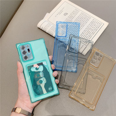 Soft Wallet Card Holder Phone Case for Xiaomi POCO X3 NFC Redmi 9T NOTE 8 9S 10S Pro Max Slide Camera Protection Candy Cover