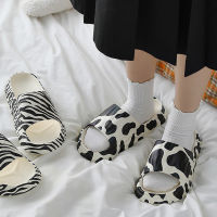 Indoor Beach Slipper for Women 2022 Summer Fashion Shoes Ladies Home Shoes Cows Animal Pictures Cute Sandals Platform Y