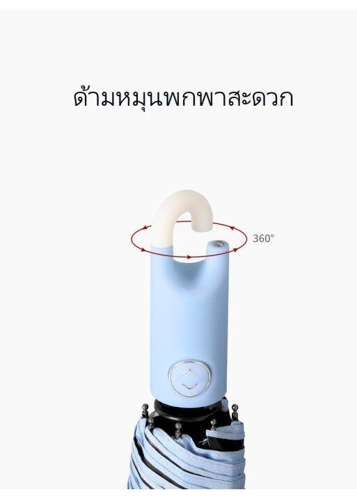 ร่มอัตโนมัติ-ร่มกันฝน-ร่มกันฝนกันแดดกันuv-ร่มขนาดพกพา-สีพื้น-ร่มพกพา-ร่ม-ร่มกันแดด-กันuv-ร่มพับ-น้ำหนักเบา-พกพาสะดวก-gyp-564-พร้อมส่ง