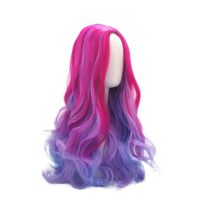 Descendants 3 Women Audrey Wig Mixed Colors Synthetic Hair Cosplay Costume Wigs For