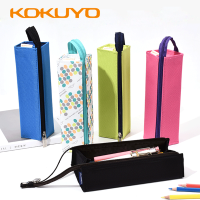 KOKUYO Pencil Bag High Quality Large Opening Pen Large Capacity Pencil Bag Cosmetic Bag School Stationery Supplies