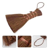 Palm Cleaning Broom Fireplace Broom Small Natural Whisk Sweeping Hand Handle Broom Tiny Brush Dustpan