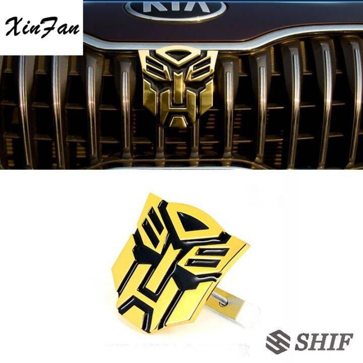 XINFAN Big Golden Transformer Autobot Car Emblem Badge Cars Trucks ...