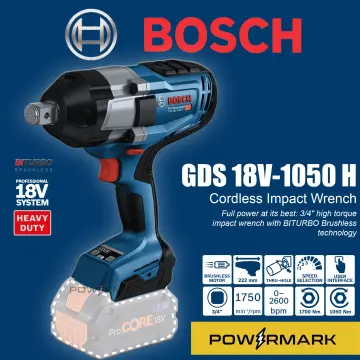 Buy online Bosch GDS 18V-1050 H Professional, Impact Wrench