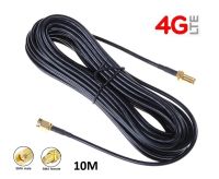 สาย RP-SMA Cable 10M Coaxial Standard Router 3G 4G Antenna Connection Male Female Stable Signal Extension Cable