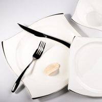 Full Porcelain Tableware Plates Dinnerware Set Ceramic Dishes Cutlery Crockery Dinner Sets Original Assiettes Kitchen Utensils