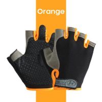 ☢✧ Half Finger Outdoor Cycling Anti Slip Anti Sweat Men Women Half Finger Gloves Breathable Anti Shock Sports Gloves